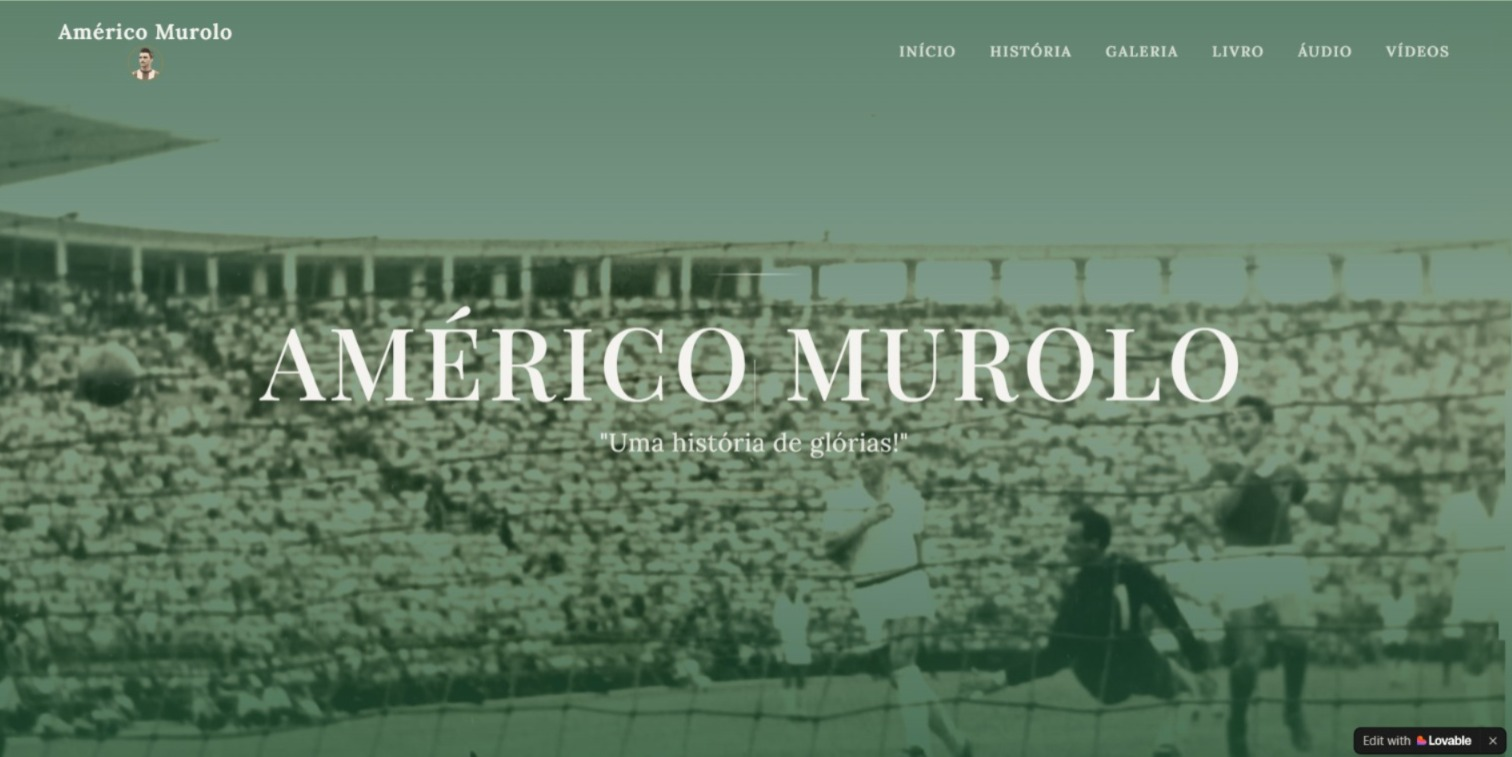 Site Américo Murolo — Uma história de glórias!